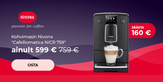 "Kohvimasin Nivona ""CafeRomatica NICR 759"" ainult 599 EUR 759 €"