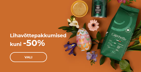 Lihavõttepakkumised kuni -50%