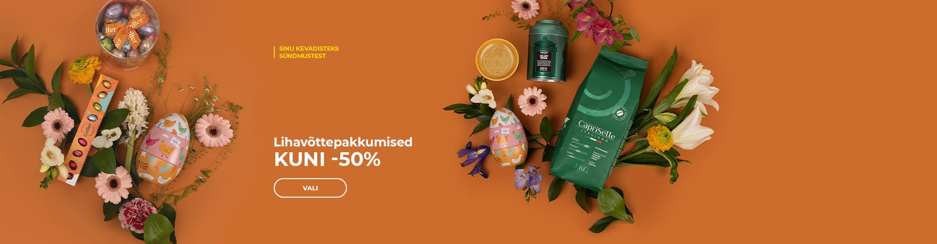 Lihavõttepakkumised kuni -50%