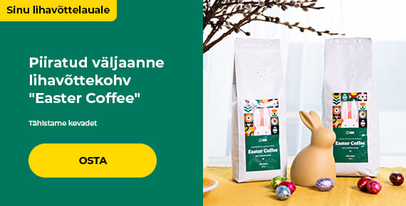 Piiratud väljaanne lihavõttekohv "Easter Coffee"
