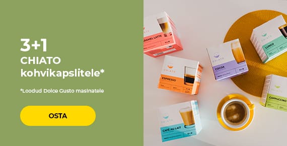 3+1 CHIATO kohvikapslitele*