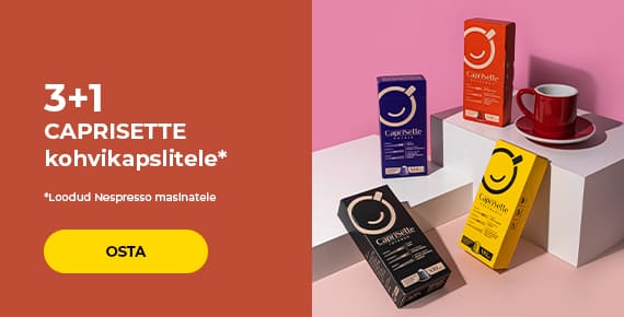 3+1 CAPRISETTE kohvikapslitele*