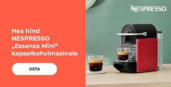 Hea hind NESPRESSO „Pixie“ kapselkohvimasinale