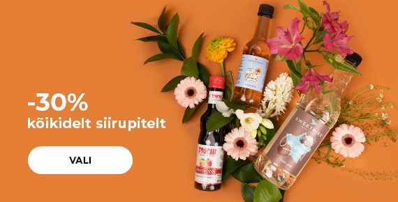 -30% kõikidelt siirupitelt