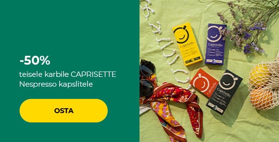 -50% teisele karbile CAPRISETTE Nespresso kapslitele