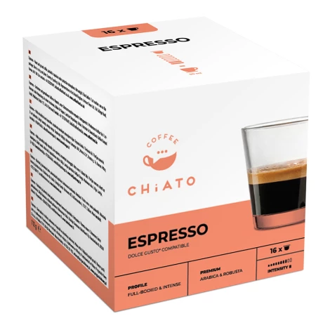 Kohvikapslid NESCAFÉ® Dolce Gusto® masinatele CHiATO Espresso