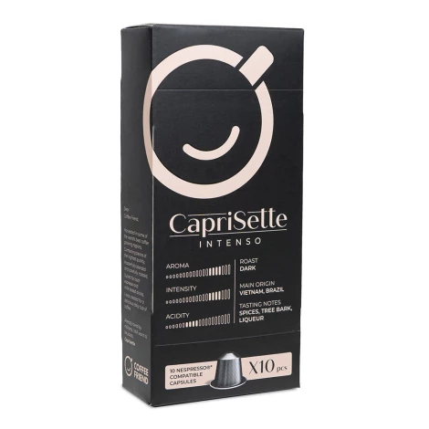Kohvikapslid Nespresso® masinatele Caprisette Intenso